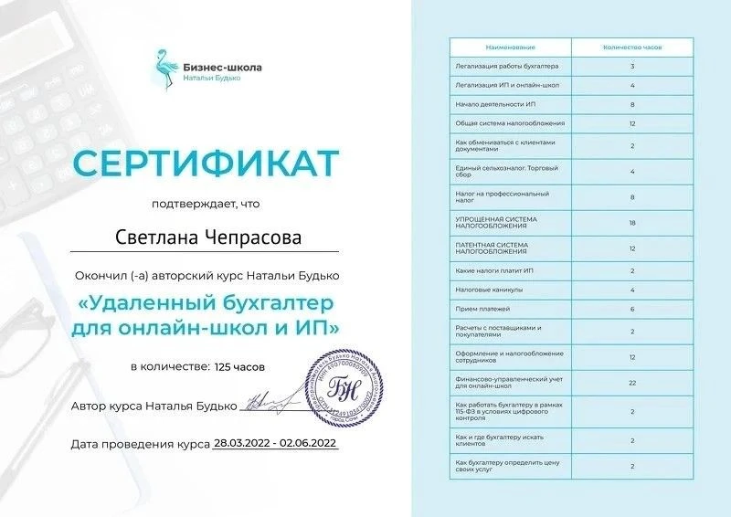 Диплом / Сертификат 8
